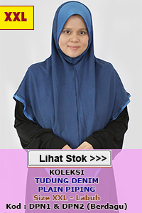 Tudung Denim XXL 