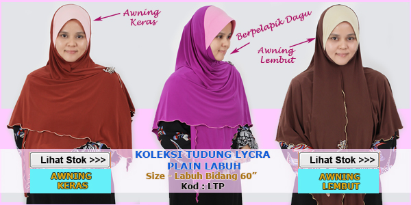 Tudung Labuh 3 Segi