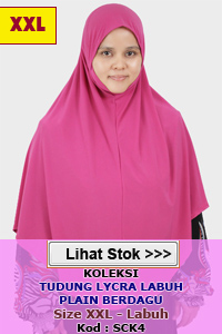 Tudung Labuh XXL