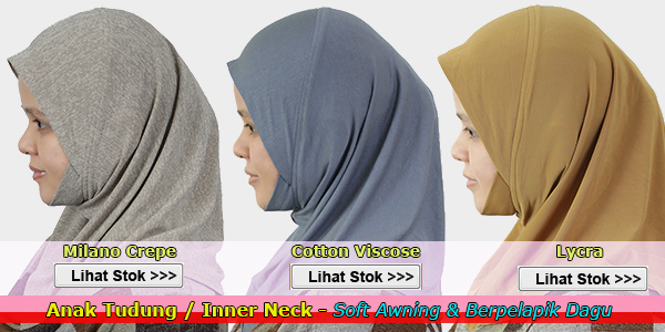 Inner Neck Berpelapik dagu anak Tudung pelapik Dagu