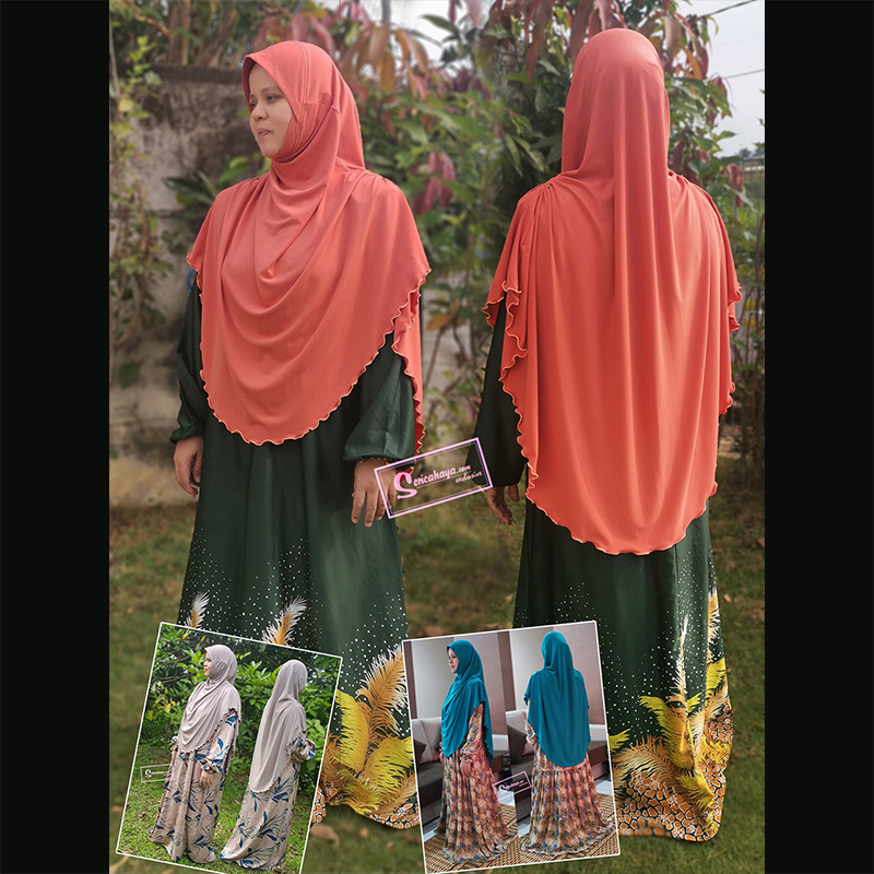 Tudung Labuh Pleated (Semua Koleksi)