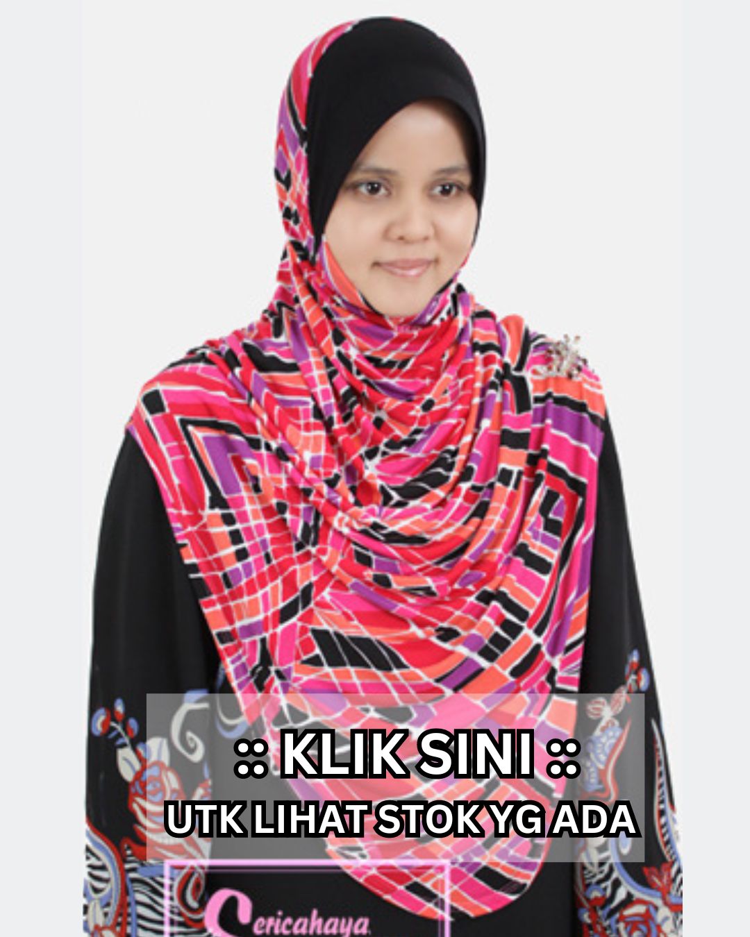 Tudung TWIST Corak Size L / XL / XXL